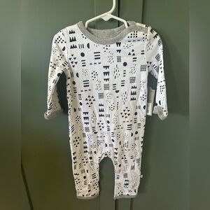 HonestBaby Organic Cotton Reversible Coverall One Piece 12 Months